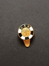 Pins Pin Badge Spilla U.S.R. C.P. stemma oro nero sport