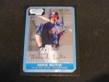 Cleveland Indians Mike Butia Signed 2006 Bowman Chrome Autograph Card #BC19 113