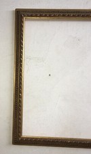 CORNICE D'EPOCA-UTILISSIMA-LEGNO CON DECORO DORATO-PER STAMPE E DISEGNI E VARIA