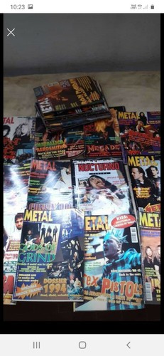 Stock riviste metal anni - stock,