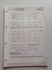 Benelli 750 SEI catalogo ricambi aggiornamento 9.1976 originale