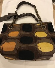 MALIPARMI - BORSA A SPALLA - SCAMOSCIATA - MANICO A CATENA - USATA COME NUOVA