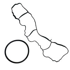 Guarnizioni collettore aspirazione Mercedes C W204 C220 CDI 2.2 170cv 08-14 25AW