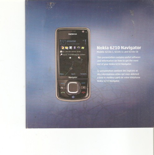 Nokia 6210 navigator - navigator, cd