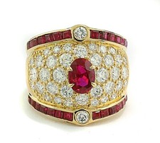 Rubino Brillante Anello 4,71