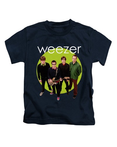 Shirt weezer design verde - design, e