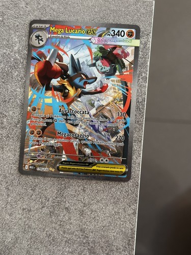 Carta pokemon mega - carta, ex