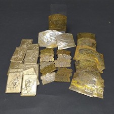 Blocco di placche Vespa Club Europe e Forlì anni '50 con segni di ossidazione