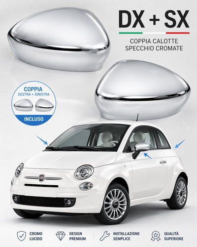 Coppia calotte specchio - coppia,