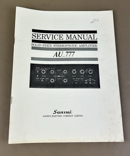 Sansui 777 amplificatore - au-777,