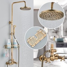 Rubinetto doccia bagno ottone antico set doccia doccetta doccia a pioggia rubinetto 