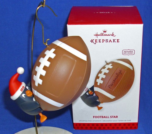 Hallmark ornament football - hallmark,