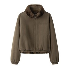 Parka donna 100% pelliccia di volpe fodera interna fazione invernale nuovo cappotto pelliccia visone corto 