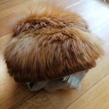 Cappello donna pelliccia volpe vintage