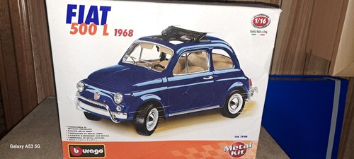 Fiat 500 burago 1 18 - fiat,