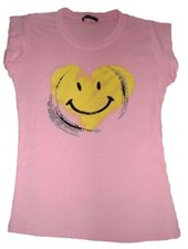 DENNY ROSE MAGLIA t-shirt art. 7345 smile ROSA tg. L