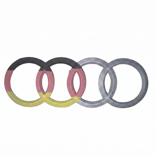 Stemma logo audi - audi, bandiera