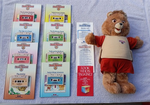 Teddy ruxpin 1985 solo pezzi - ruxpin,