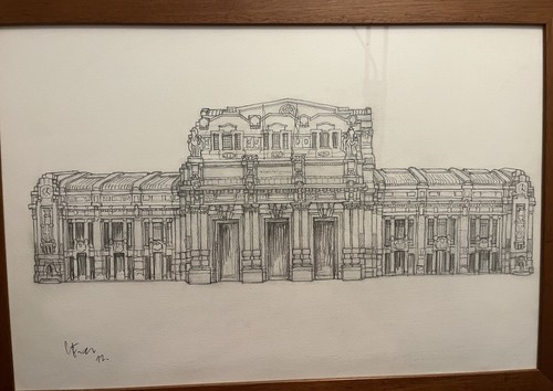 Disegno matita incorniciato - matita,