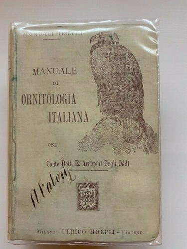 Manuale hoepli ornitologia - manuale,