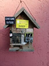 Casetta per uccelli stile coutry in legno fatta a mano - Vintage