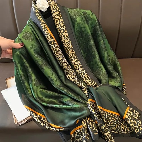 Foulard étole satin soyeux - foulard,