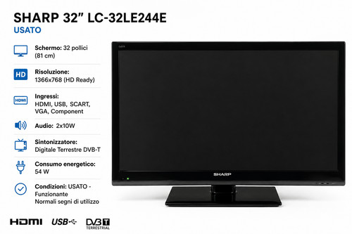 Sharp lc 32le244e hd - 32'',