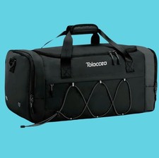 Borsa Sportiva Palestra Viaggi 35L Pieghevole Scomparti Separati Scarpe Umido 