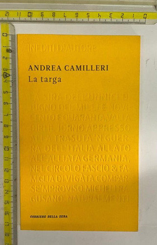 Andrea camilleri targa - andrea,