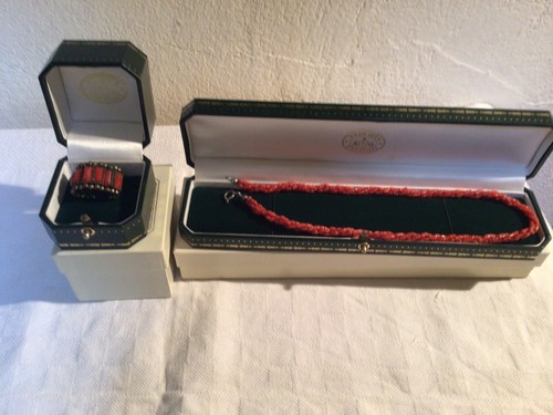 Collana anello corallo - anello, in
