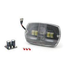 FARO FANALE SIEM ANTERIORE LED CON CONVERTITORE 12V PIAGGIO VESPA 50 SPECIAL