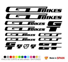 15 Pegatinas Vinilo GT BIKES