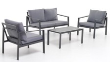 Salottino set sofa alluminio