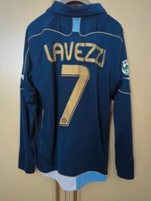 Maglia Napoli Lavezzi 2008-2009 Diadora Third Football Shirt TG L Serie A Patch