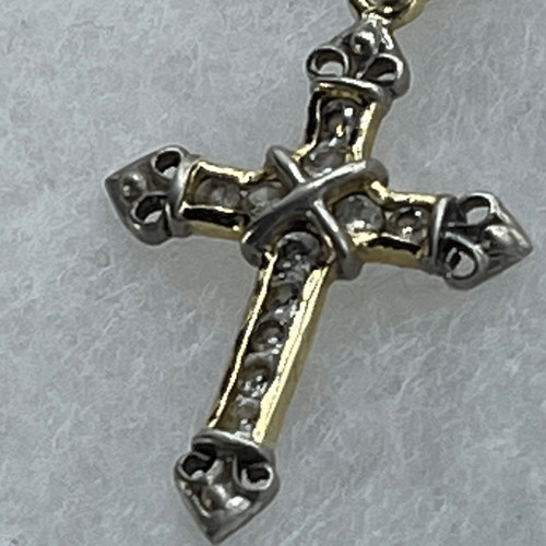 Collana con ciondolo - , croce