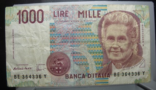1000 lire montessori 1995 - 1000,