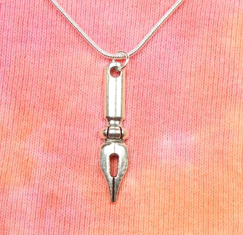 Collana orecchini pennino - collana,