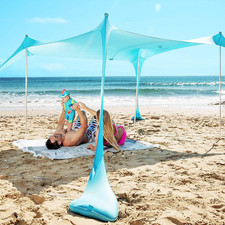 Tenda Da Spiaggia Portatile - Tenda Da Sole per Mare - Parasole Pop up Grande pe