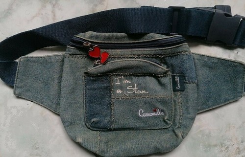 Marsupio jeans camomilla con - camomilla,