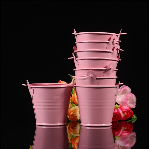 Secchiello ferro vaso - vaso, fiori