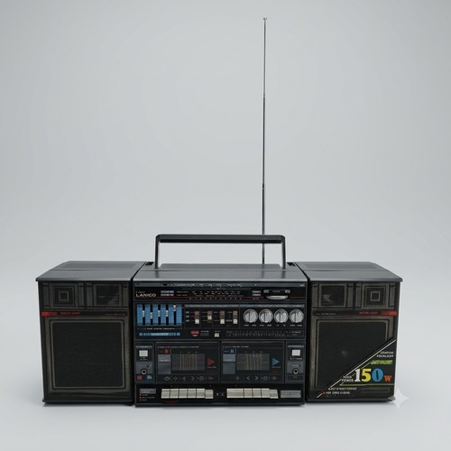 Boombox radio cassette - boombox,