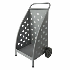 Carrello portalegna con ruote