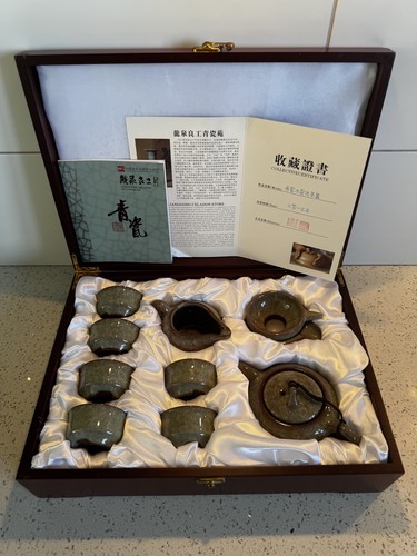 Longquan celadon piece - celadon, 9