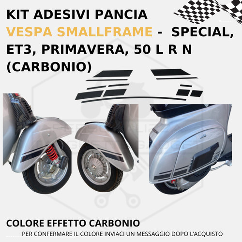 Kit adesivi parafango carbonio - kit,