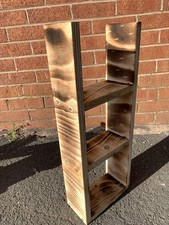 Porta rotolo wc / legno di pino torciato fatto a mano -