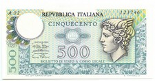 500 LIRE BIGLIETTO DI STATO
