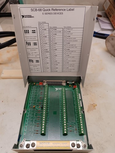 National instruments scb - national, scb-68