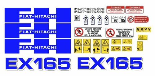 Fiat hitachi 165 - ex,
