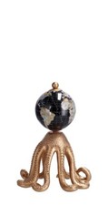 Black Globe with Golden