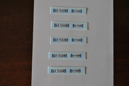 Decal targhe italiane - decal,